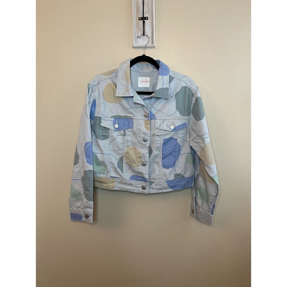 Gorman Women’s Rock Solid Organic Cotton Printed Denim Jacket Sz AU 12- US 8